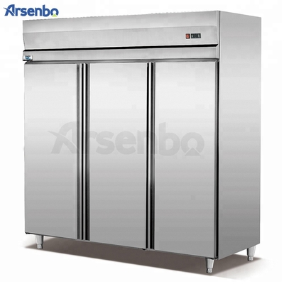 220V 50HZ 3 Door Kitchen Fridge Freezer Anticorrosive Durable
