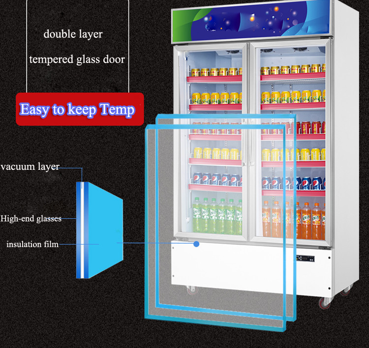 EMC 420W Commercial Beverage Refrigerator Painted Metal Material